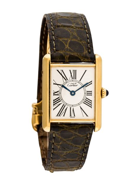 cartier tank water resistant|cartier must de tank.